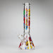 Z14" Mushroom Design Glass Bong – 7mm Thick with Ice Catcher Glass Bong 777 Smoke