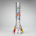 Z14" Mushroom Design Glass Bong – 7mm Thick with Ice Catcher Glass Bong 777 Smoke