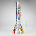 Z14" Mushroom Design Glass Bong – 7mm Thick with Ice Catcher Glass Bong 777 Smoke