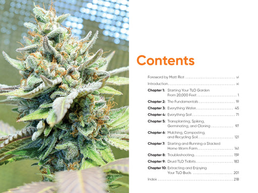 True Living Organics, Druid's Edition Book Green Candy Press