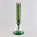 Wellcann | 14" Thickened Base Geometric Gold Beaker Glass Bong-Green Glass Bong Super Supplys Inc