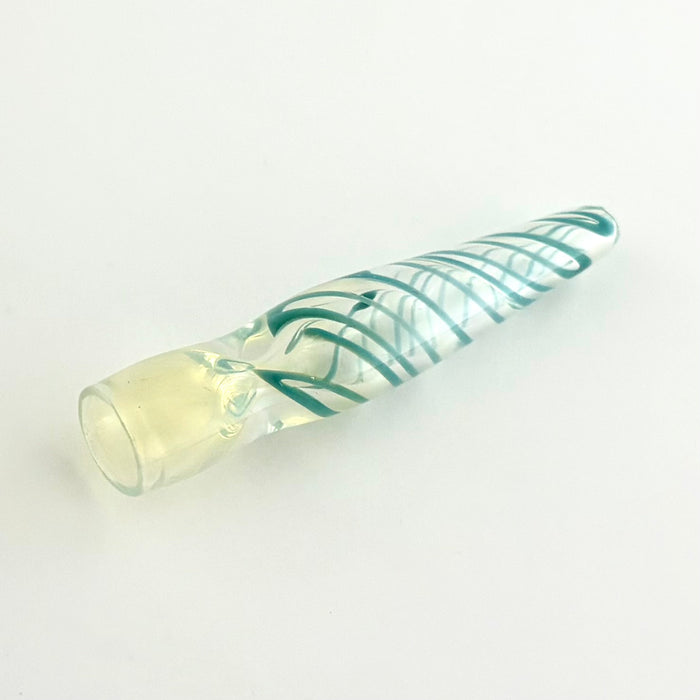 3" Twisted Glass Chillum-Pack of 4 One Hitter Super Supplys Inc