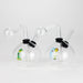 4" Snooper Ball Bulb Mix Sticker Glass Oil Burner Pipe – Durable Borosilicate Design Glass Rig RMG WHOLESALE