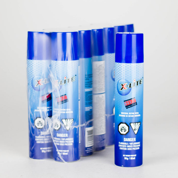 X-Lite | Universal Butane refill - 90 ml - Pack of 12 Butane · Fluid ONE
