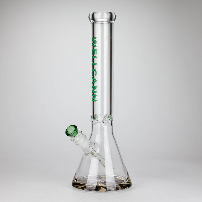Wellcan | 15" 7mm Psychedelic Thickened Beaker Glass Bong Glass Bong Super Supplys Inc
