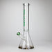 Wellcan | 15" 7mm Psychedelic Thickened Beaker Glass Bong Glass Bong Super Supplys Inc