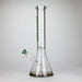 Wellcan | 15" 7mm Psychedelic Thickened Beaker Glass Bong Glass Bong Super Supplys Inc