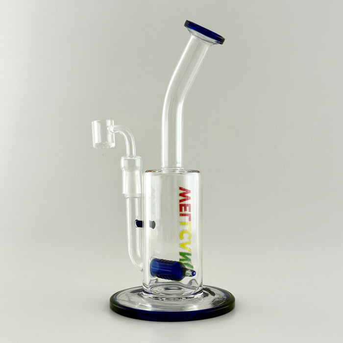 Wellcann | 9.5" Inline Rig with Quartz Banger Glass Rig Super Supplys Inc