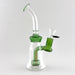 Toke | 8” Glass Dab Rig - Circ Perc Glass Rig Super Supplys Inc Green
