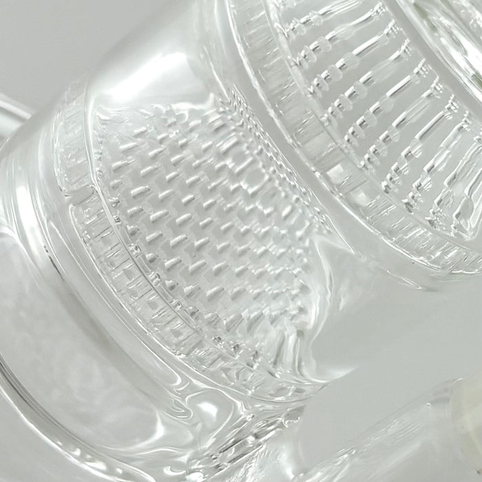 10" Double Layer Honeycomb Perc Glass Bong Super Supplys Inc