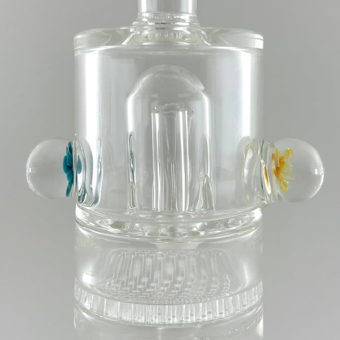 10" Double Layer Honeycomb Perc Glass Bong Super Supplys Inc
