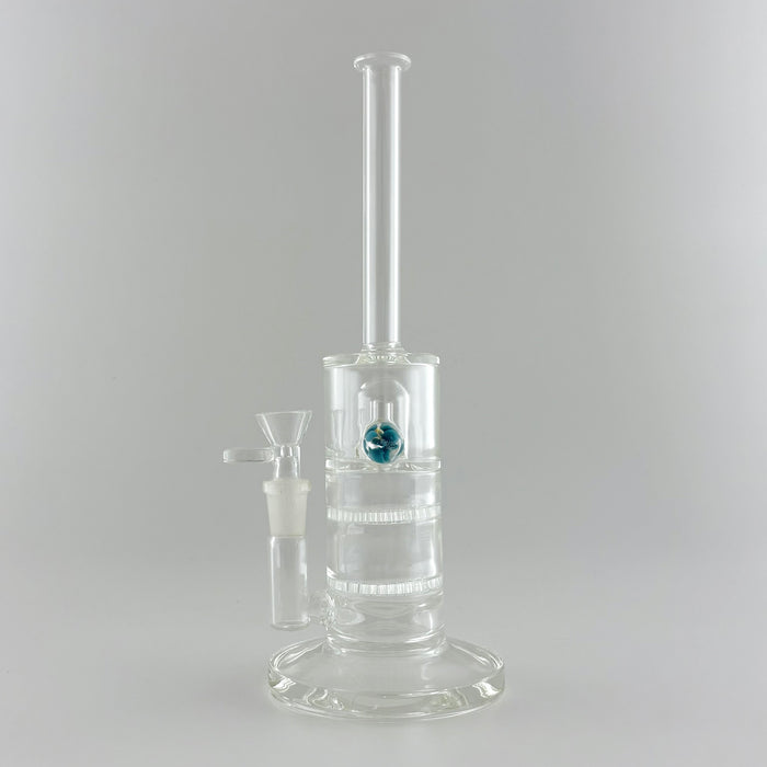 10" Double Layer Honeycomb Perc Glass Bong Super Supplys Inc
