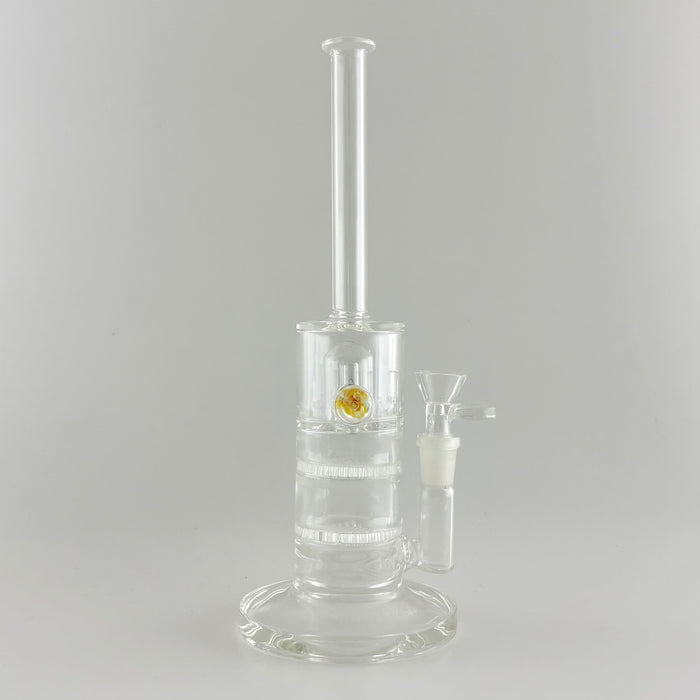 10" Double Layer Honeycomb Perc Glass Bong Super Supplys Inc