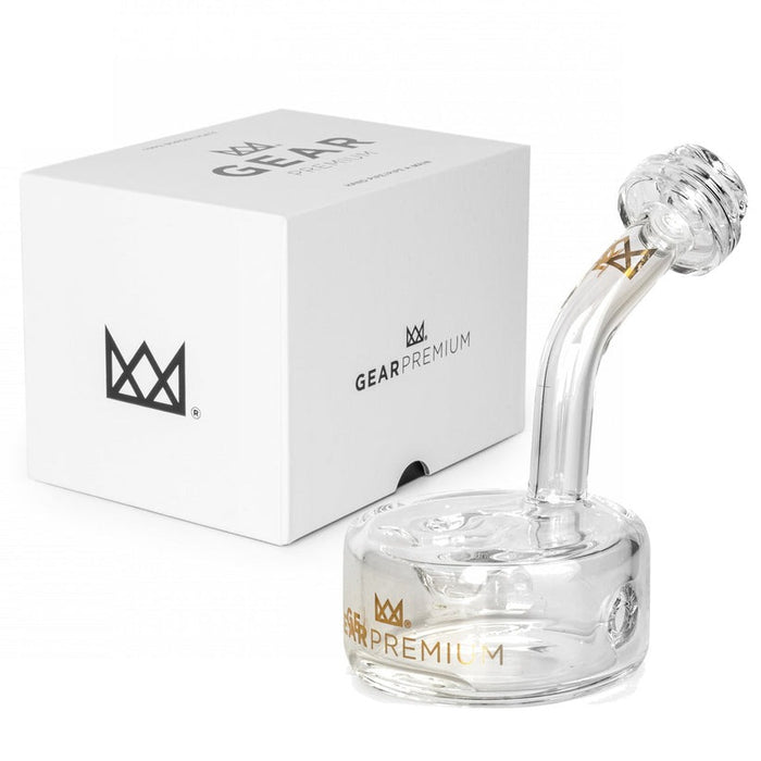 GEAR Premium® | 4" Logan Puck Hand Pipe Glass Pipe West Coast Gifts