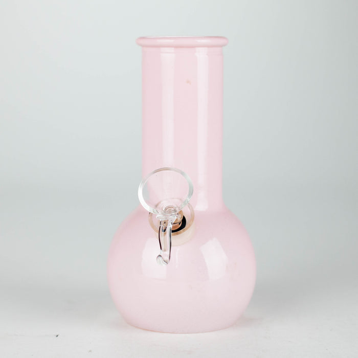 6 " Soft Glass Assorted Colors Glass Bong Super Supplys Inc Pink