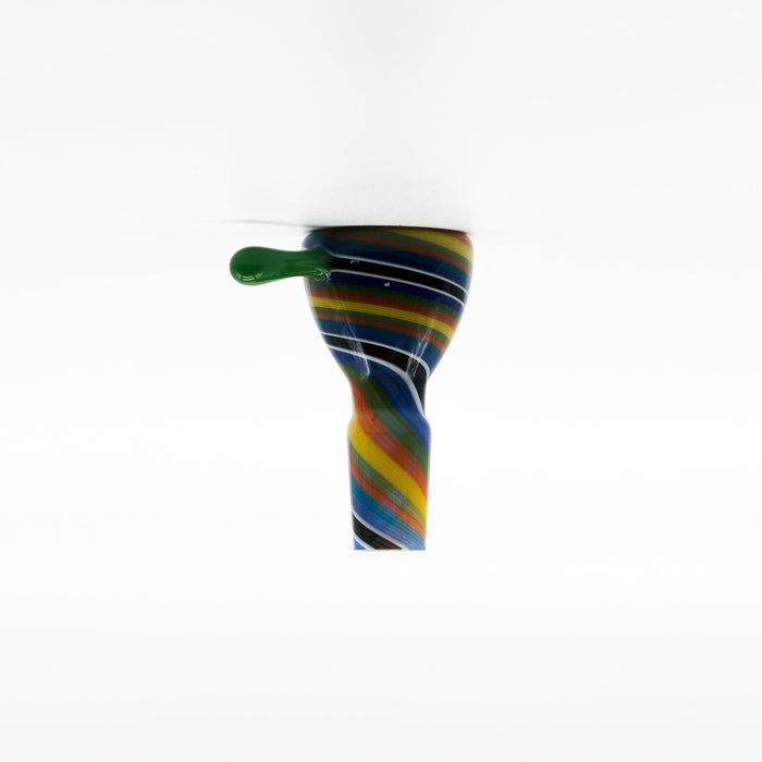 14mm Wig Wag Joint Bong Bowl - Assorted Colors Bowl · Popper Small Biz Distributors