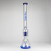 Genie | 24" 12-Arm 9mm Colored Bottom Glass Water Bong [F7-004-1] Glass Bong ONE
