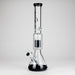 Genie | 17.5" 10-Arm 9mm Colored Bottom Glass Bong [GE4180] Glass Bong ONE Black
