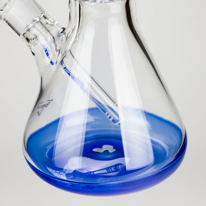 Genie | 24" 12-Arm 9mm Colored Bottom Glass Water Bong [F7-004-1] Glass Bong ONE