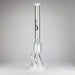 Genie | 24" 12-Arm 9mm Colored Bottom Glass Water Bong [F7-004-1] Glass Bong ONE White