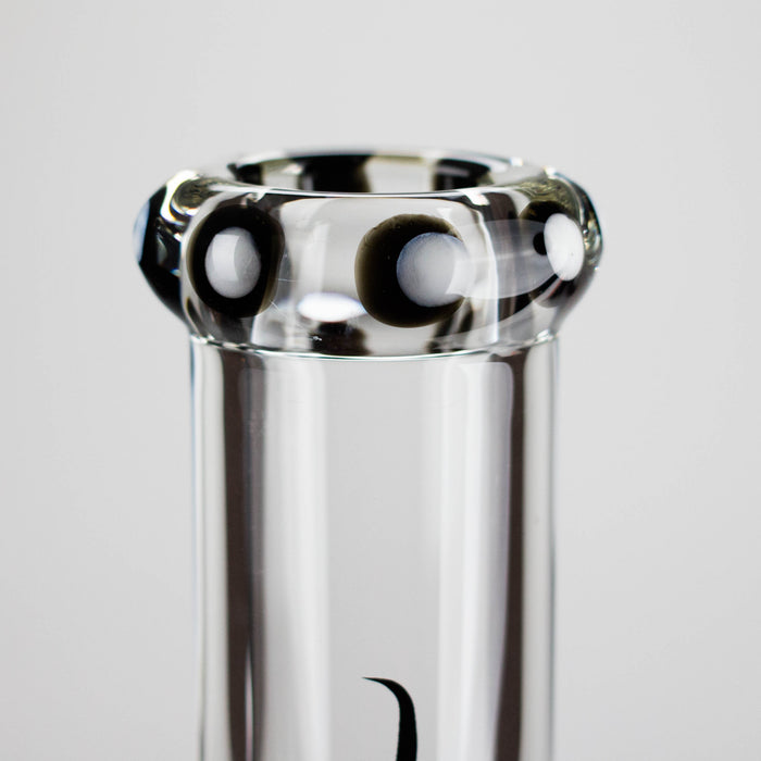 Genie | 19.5" 9mm Curved Shaft Glass Beaker Bong [F7-002-1] Glass Bong ONE