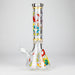 14" PK Cartoon Glow In The Dark 9mm Glass Bong [PIP863] Glass Bong NIBO Distribution