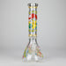 14" PK Cartoon Glow In The Dark 9mm Glass Bong [PIP863] Glass Bong NIBO Distribution