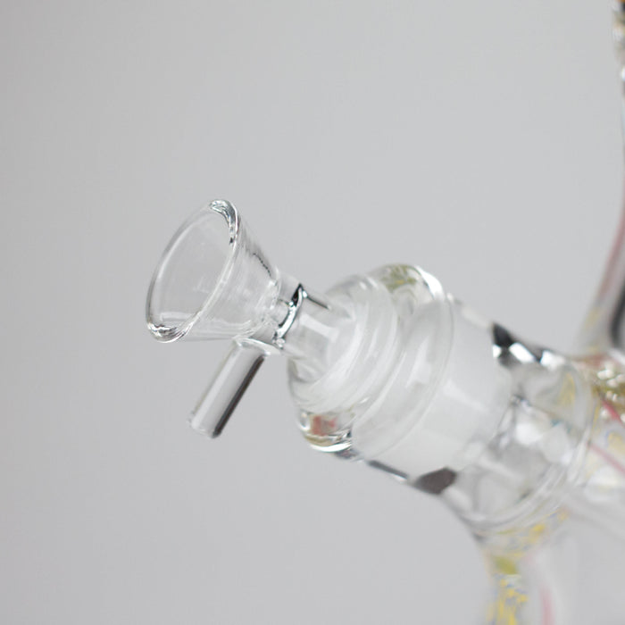 14" PK Cartoon Glow In The Dark 9mm Glass Bong [PIP863] Glass Bong NIBO Distribution