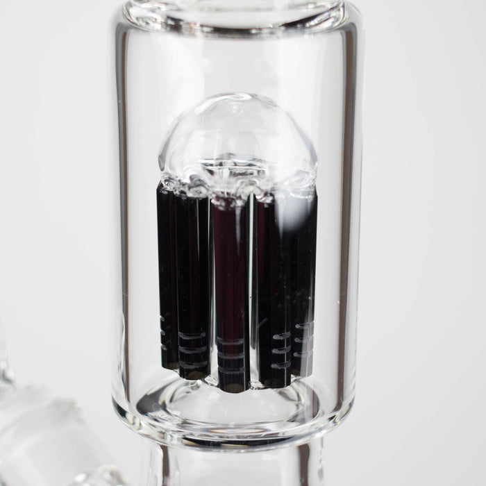 Genie | 17.5" 10-Arm 9mm Colored Bottom Glass Bong [GE4180] Glass Bong ONE