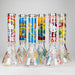 14" PK Cartoon Glow In The Dark 9mm Glass Bong [PIP863] Glass Bong NIBO Distribution