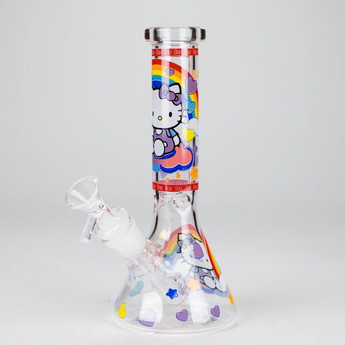7.5" Glow-in-the-Dark PK Cartoon Beaker Bong – [PIP880] Glass Bong NIBO Distribution Design F