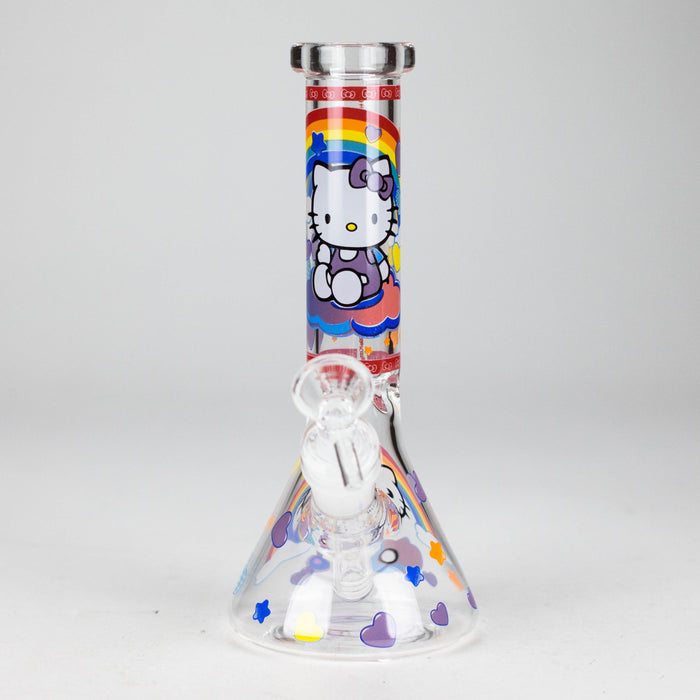 7.5" Glow-in-the-Dark PK Cartoon Beaker Bong – [PIP880] Glass Bong NIBO Distribution