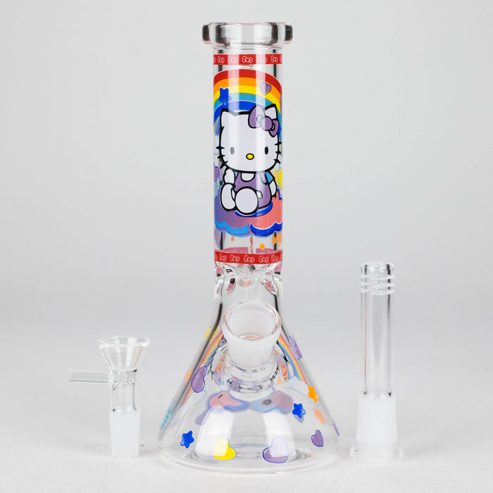 7.5" Glow-in-the-Dark PK Cartoon Beaker Bong – [PIP880] Glass Bong NIBO Distribution