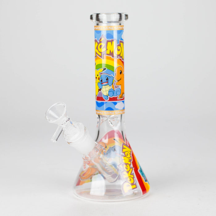 7.5" Glow-in-the-Dark PK Cartoon Beaker Bong – [PIP880] Glass Bong NIBO Distribution Design C