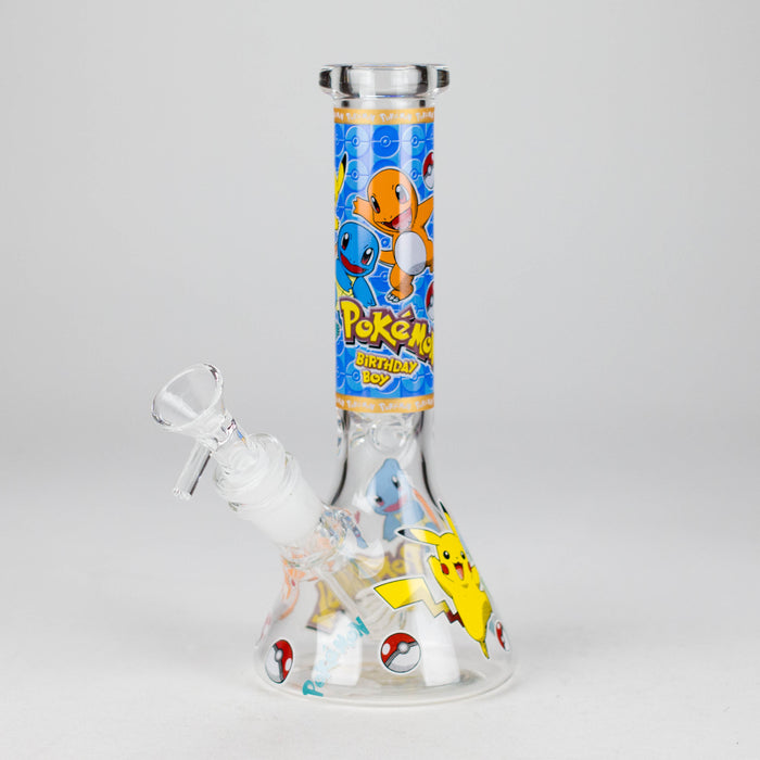7.5" Glow-in-the-Dark PK Cartoon Beaker Bong – [PIP880] Glass Bong NIBO Distribution Design D