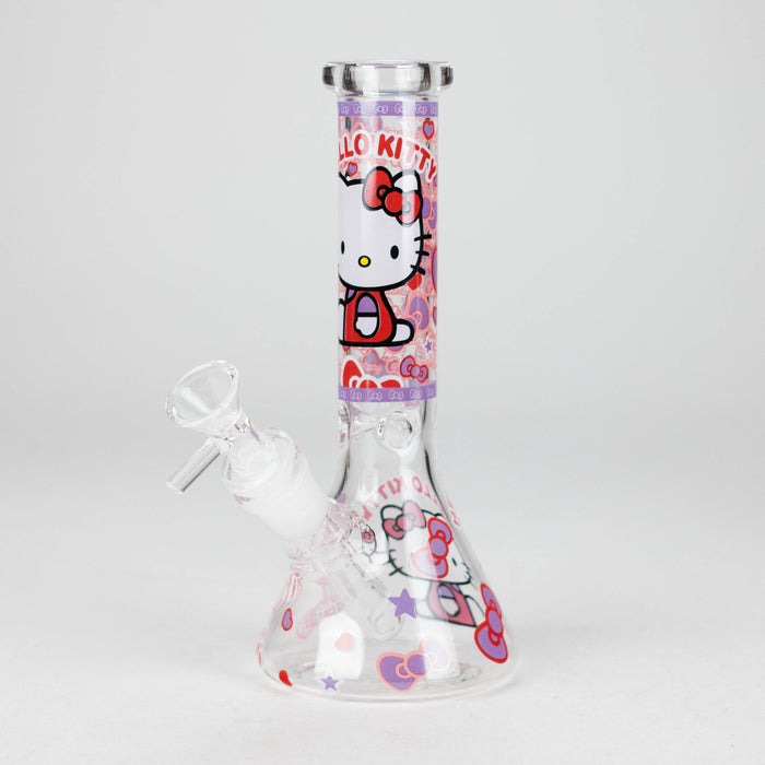 7.5" Glow-in-the-Dark PK Cartoon Beaker Bong – [PIP880] Glass Bong NIBO Distribution Design E