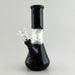 8" Perc Water Pipe - 10 Assorted Colours Glass Bong Super Supplys Inc Black