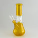 8" Perc Water Pipe - 10 Assorted Colours Glass Bong Super Supplys Inc Orange