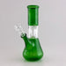 8" Perc Water Pipe - 10 Assorted Colours Glass Bong Super Supplys Inc Green