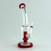Wicked | 8" Dome Perc Dab Rig Glass Bong Super Supplys Inc Red