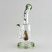 Wicked | 8" Wig-Wag Dome Perc Dab Rig Glass Bong Super Supplys Inc Green