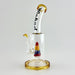 Wicked | 8" Wig-Wag Dome Perc Dab Rig Glass Bong Super Supplys Inc Yellow