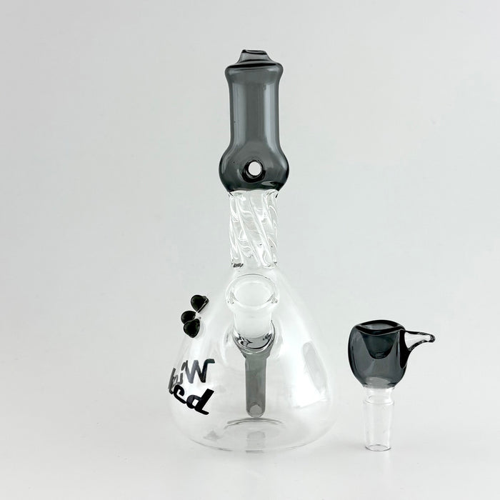 Wicked | 7" Twisted Water Pipe Glass Bong Super Supplys Inc