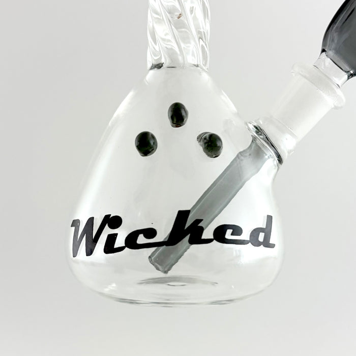Wicked | 7" Twisted Water Pipe Glass Bong Super Supplys Inc
