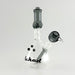Wicked | 7" Twisted Water Pipe Glass Bong Super Supplys Inc Grey