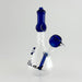 Wicked | 7" Twisted Water Pipe Glass Bong Super Supplys Inc Blue