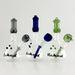 Wicked | 7" Twisted Water Pipe Glass Bong Super Supplys Inc