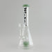 Wicked | 8" Beaker-Style Dab Rig Glass Bong Super Supplys Inc Green