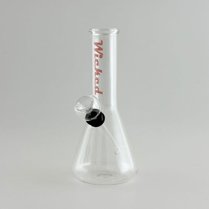 Wicked | 6" Beaker Water Pipe Glass Bong Super Supplys Inc Pink
