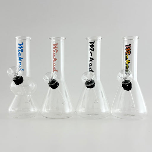 Wicked | 6" Beaker Water Pipe Glass Bong Super Supplys Inc